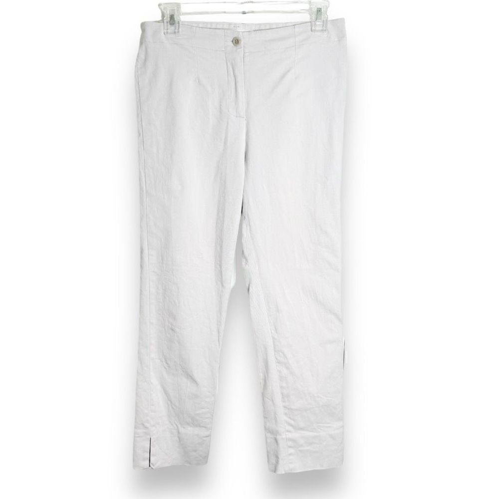 Amina Rubinacci Napoli Women’s Cherie Guya Gray Khaki Capri Size 42 - Fit XS 0-2